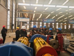Egyptian customers visit the factory —...