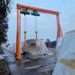 MINI MOBILE TRACKLESS GANTRY CRANE