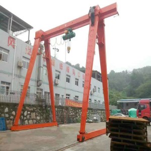 SINGLE GIRDER GANTRY CRANE