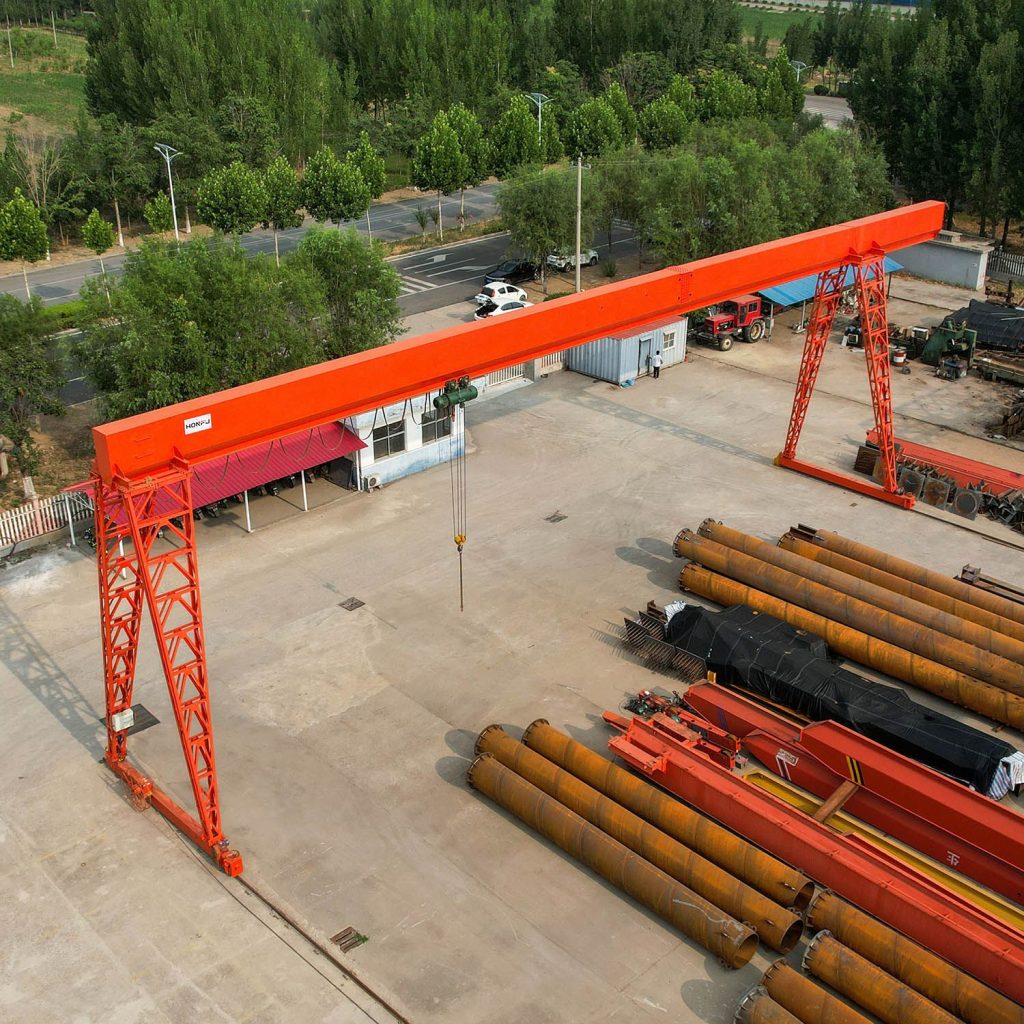 SINGLE GIRDER GANTRY CRANE