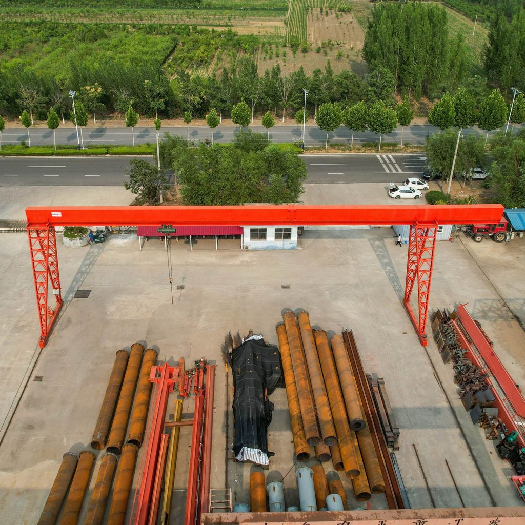 SINGLE GIRDER GANTRY CRANE