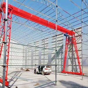 SINGLE GIRDER GANTRY CRANE